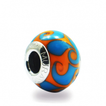 Murano Glass Charm Bead - Novantasei